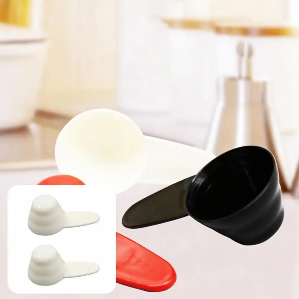 

2Pcs Fashion Coffee Scoop Convenient Corrosion Resistant Coffee Spoon Scale Design Portable Coffee Scoop