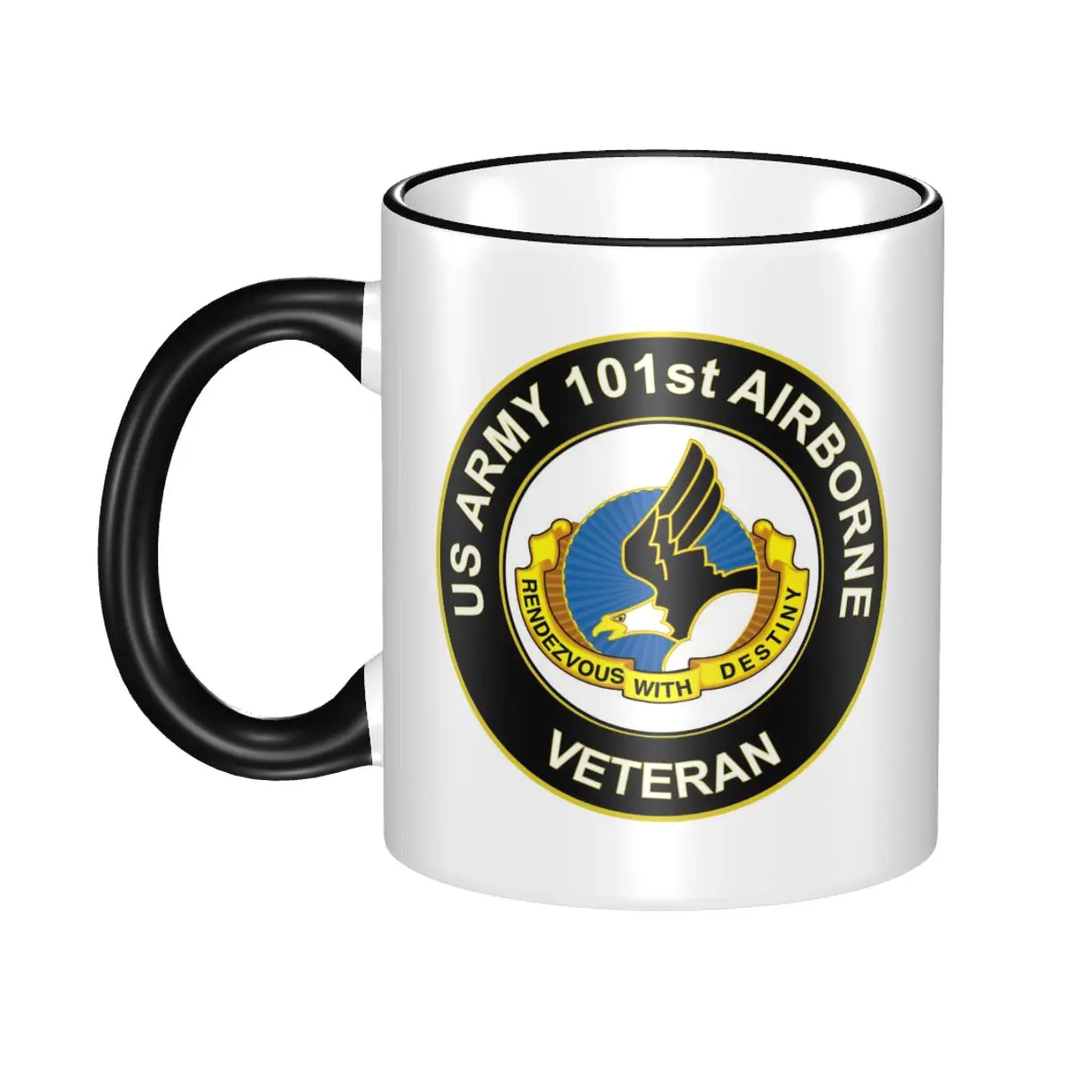 

Coffeeware Milk Mugen Drinkware U.S. Army Veteran 101st Airborne Unit Crest Best Gift for Your Friends