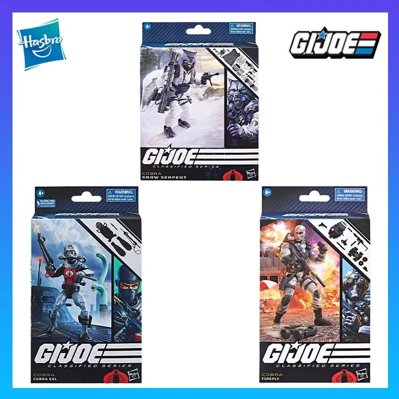 

Hasbro Genuine Original G.I.Joe Series Snow Serpent/Cobra Eel/Firefly 6inch Peripherals Model Toys Figures F7748/F7742/F7466