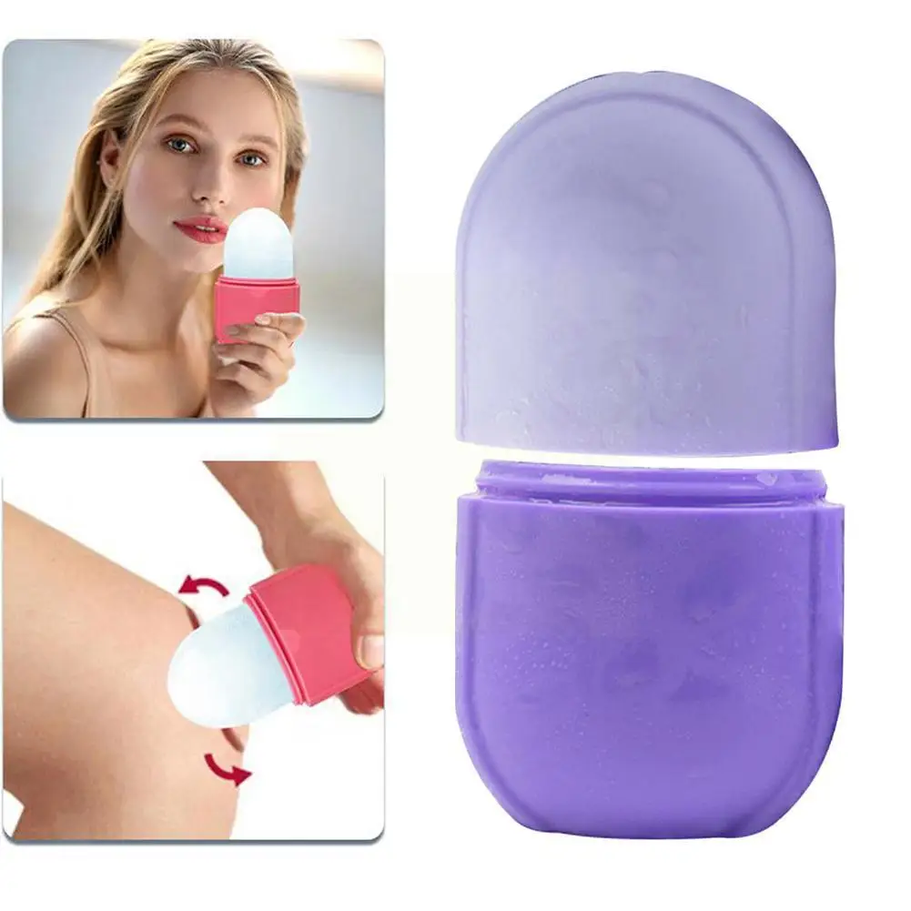

New Fashion Skincare Beauty Tool Roller Silicone Ice Cube Massager Reduce Lifting Face Tool Ice Contouring Roller Acne F9n7