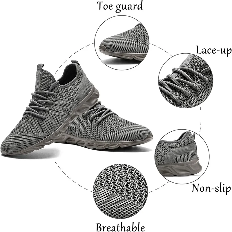 Damyuan Light Man Running Shoes Comfortable Breathable Men's Sneaker Casual Antiskid and Wear-resistant Jogging Men Sport Shoes