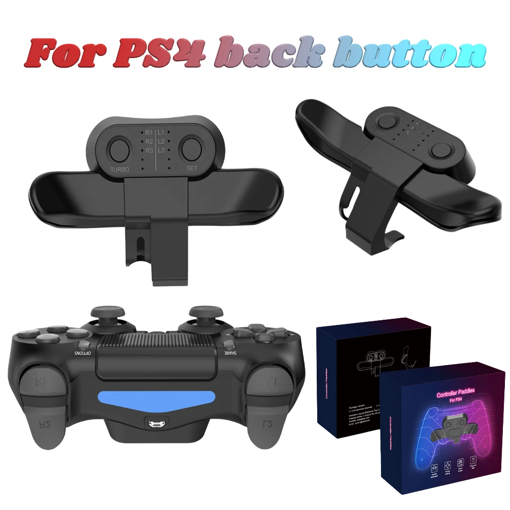 6/4/2Pcs Controller Back Button Attachment for SONY PS4 Gamepad Rear Extension Adapter Electronic Machine Accessories For PS4