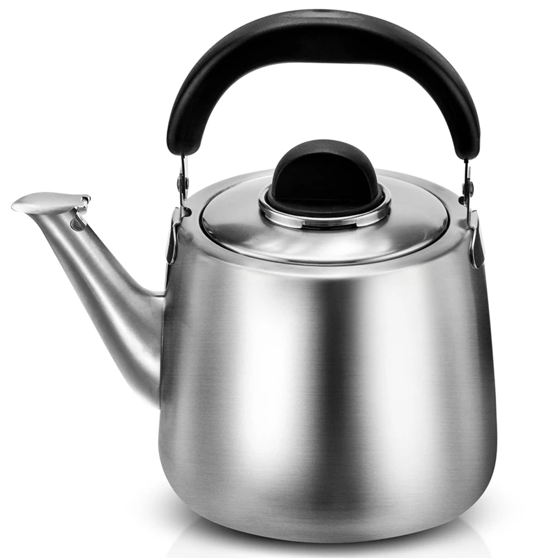 

1 Piece Tea Kettle, Whistling Tea Pots Stainless Steel Teapot Stovetop Kettle Cool Grip Bakelite Handle For Stove Top