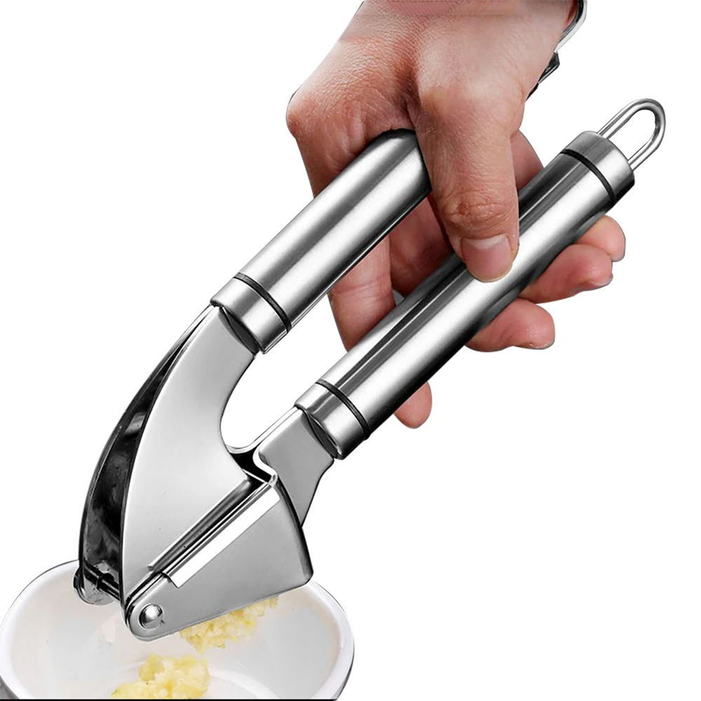 

Стальная ручная соковыжималка без держателя, пресс для чеснока, дробилка для имбиря, слайсер, кухонный пресс для приготовления пюре гаджеты