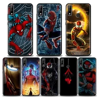marvels spider man 3 generations phone case for huawei y9 2019 y6 y7 y6p y8s y9a y7a mate 40 20 10 pro lite rs silicone case