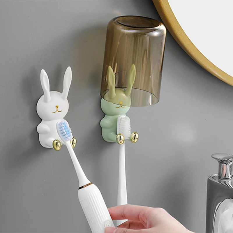 Держатель для зубной щетки настенный многофункциональный крючок