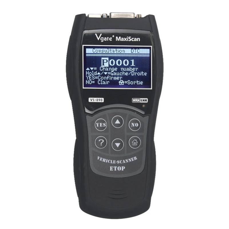 Универсальный сканер OBD2 Многоязычный и диагностический инструмент VS890