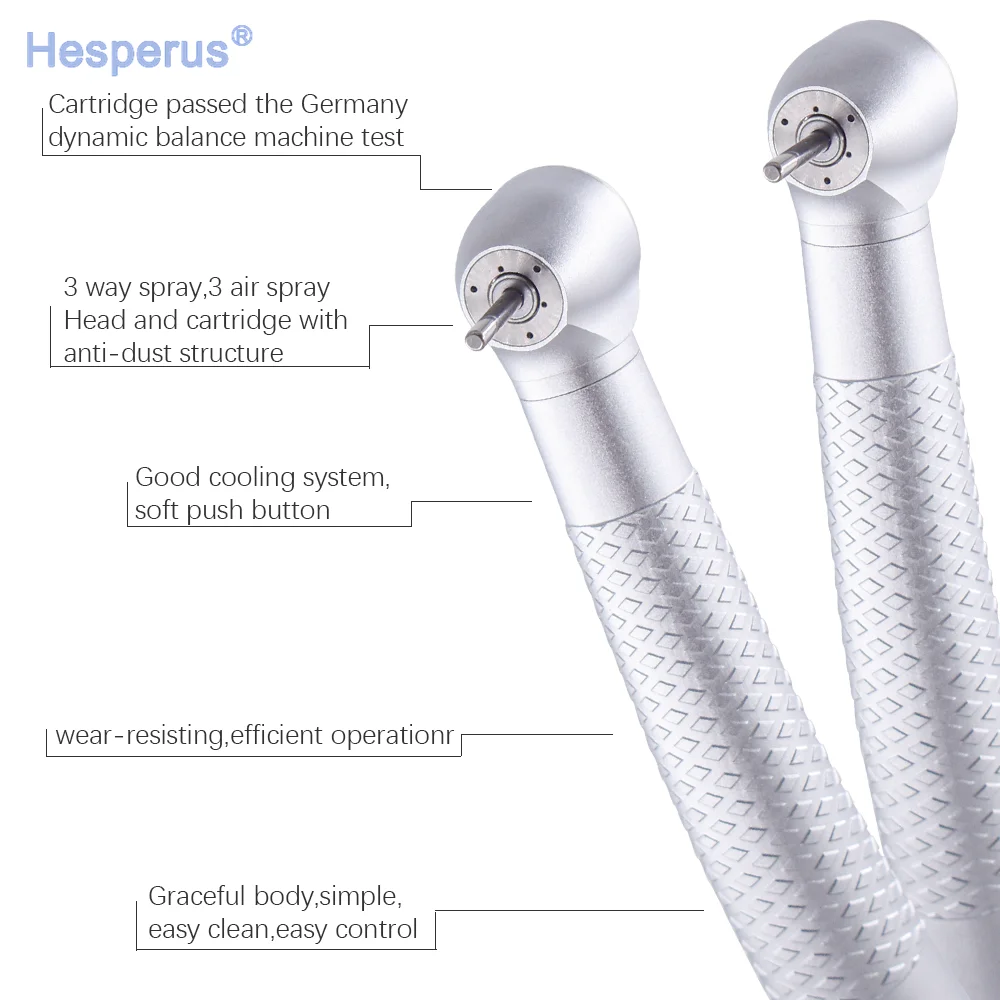 Hot Den tal COXO CX207-W Кнопочный наконечник Воздушная турбина Высокоскоростные