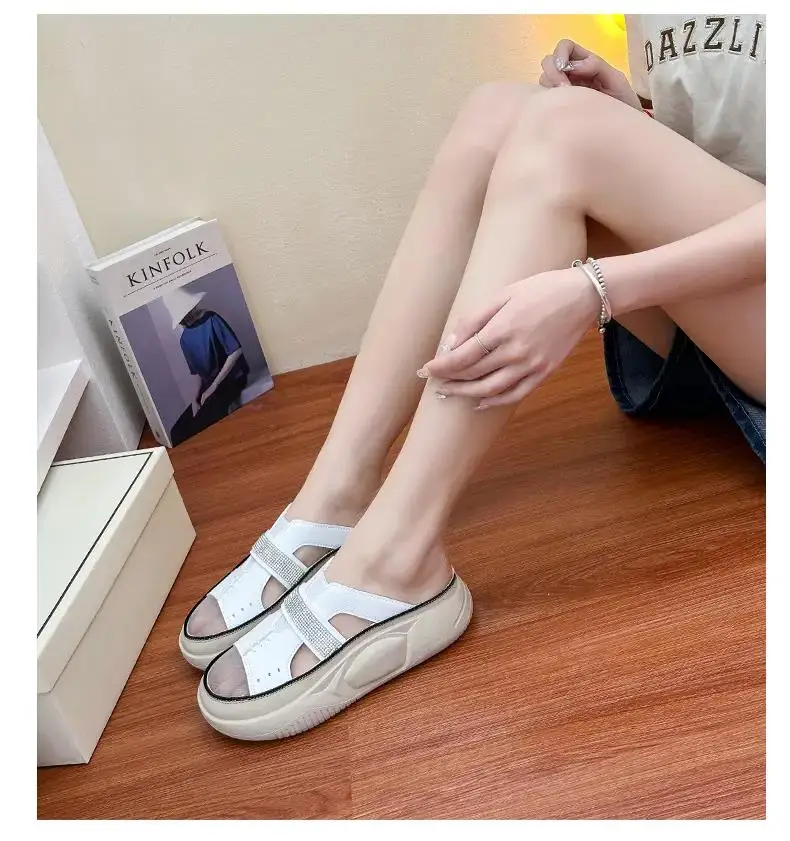 

Женские летние сетчатые повседневные спортивные беговые кроссовки с вырезами на мягкой подошве Нескользящие дышащие амортизирующие Модные Повседневные кроссовки