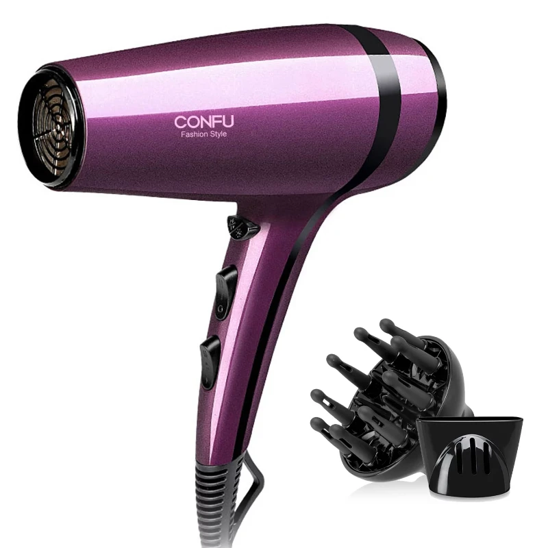 

1875W Professional Powerful Hair Dryer with Diffuser & Nozzles