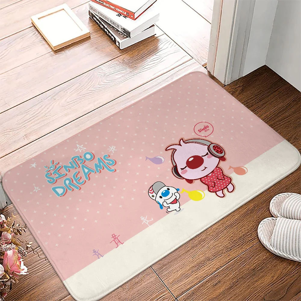 Коврик для собак S-Simba современный полосатый дизайн противоскользящий