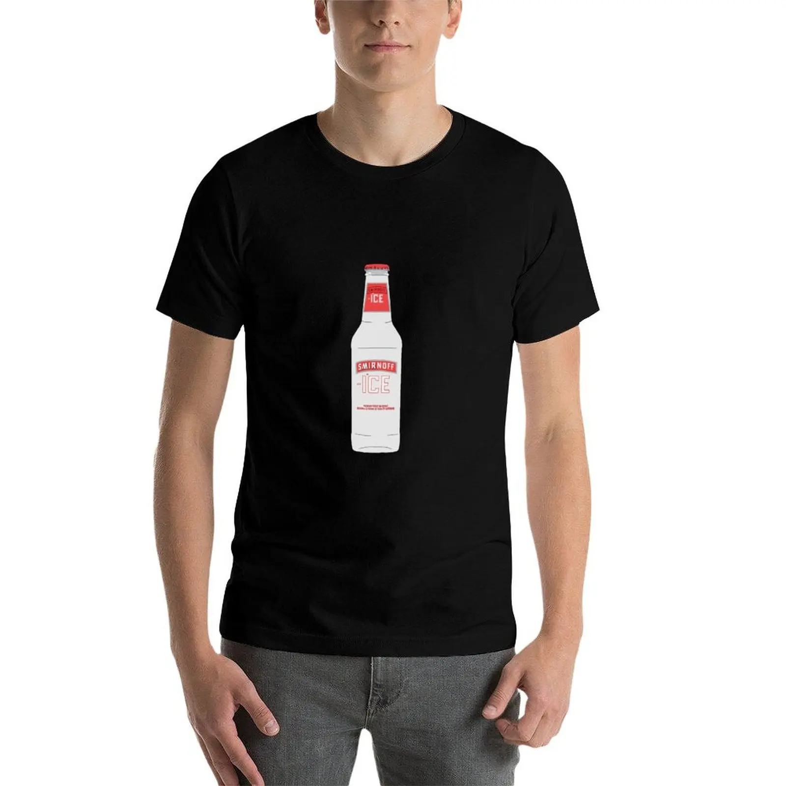 Фото Футболка Smirnoff Ice, легкая спортивная базовая футболка №3