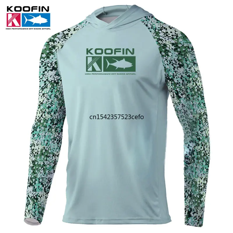 

Толстовка KOOFIN 2023, рубашки для рыбалки, летняя рубашка с длинным рукавом для выступлений, одежда для рыбалки, дышащая рубашка для рыбалки с защитой от УФ-лучей, Camisa