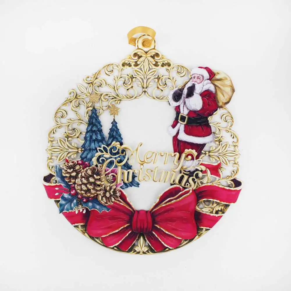 Набор штампов PANDALAI Father Christmas металлические штампы сделай сам декоративное