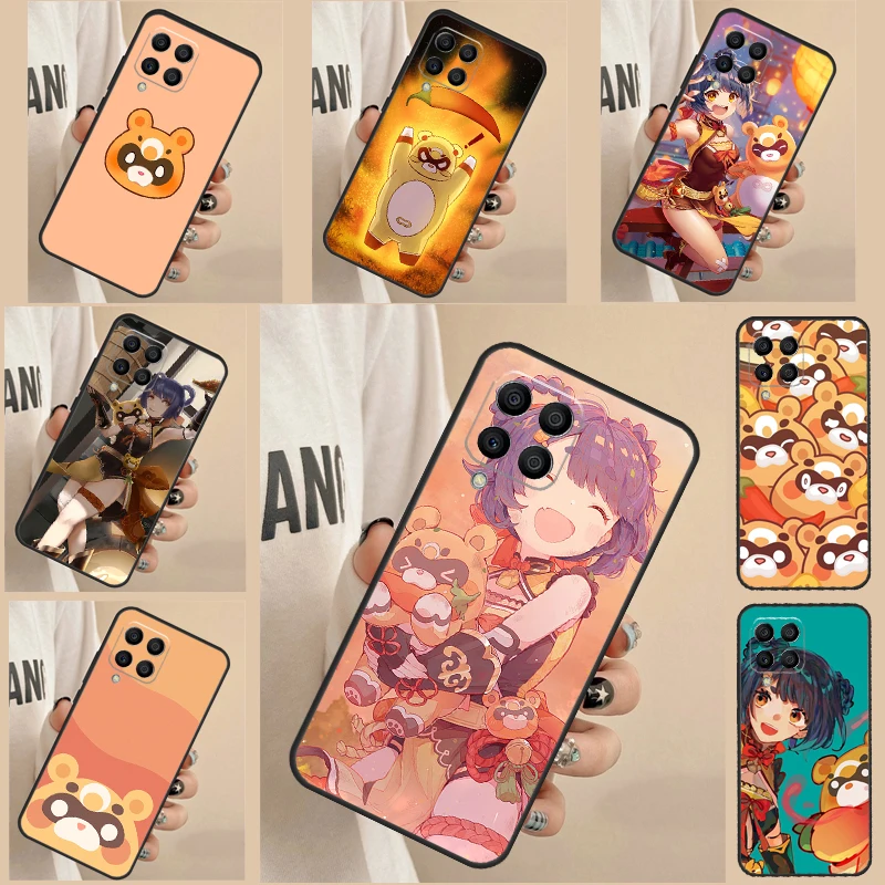 Ударопрочный чехол Guoba Xiangling Genshin для Samsung Galaxy M23 M13 M33 M53 M12 M32 M52 M11 M31 M51 M14 M34 M54 M30s M31s, чехол