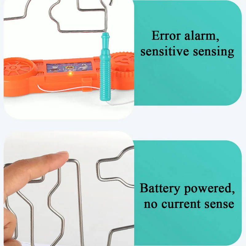 Children's Collision Electric Shock Toy Educational Touch Maze Game Science Experiment Early Education |