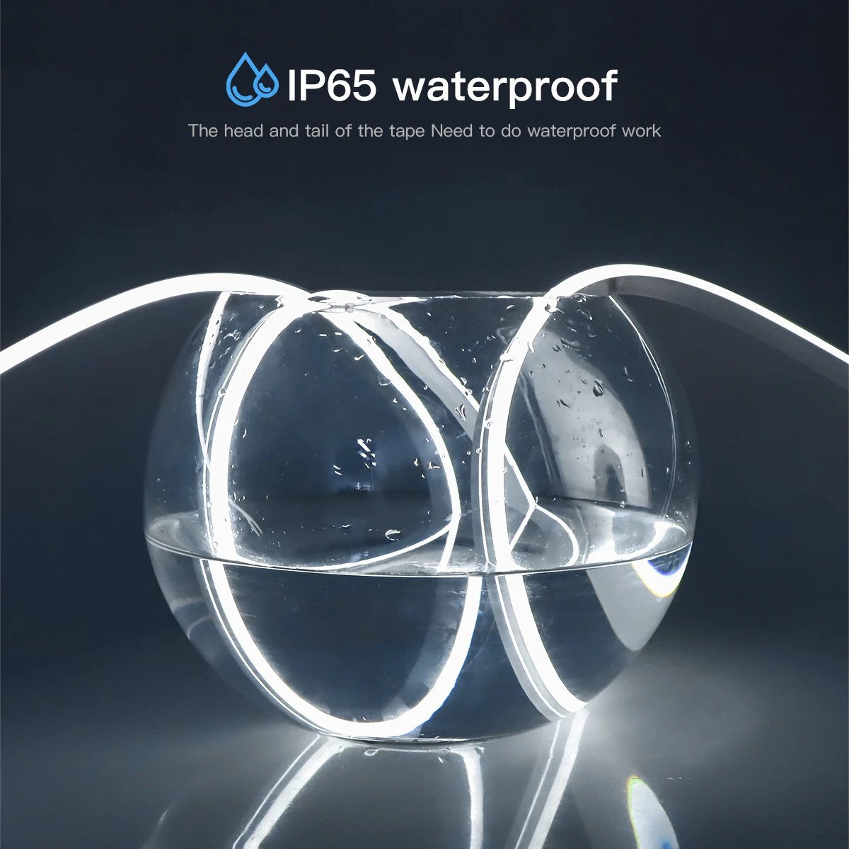 Водонепроницаемый гибкий силиконовый шнур с датчиком движения 5 В