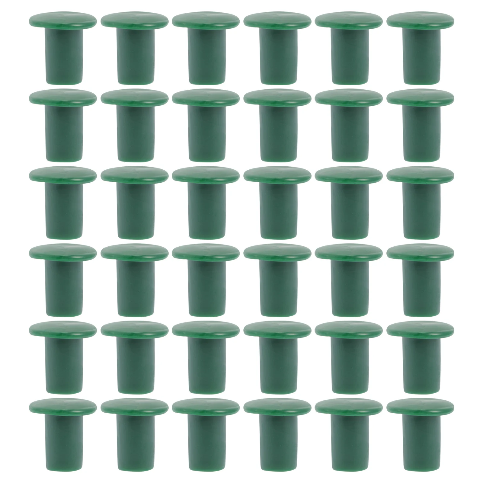 

36Pcs Plastic Fence Protective Caps Outdoor Garden Bamboo Cane Topper Protectors