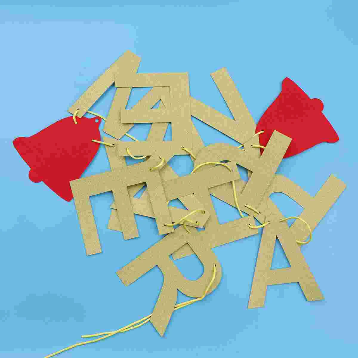

1PC New Year Banner Adorable Glamorous Decorative Bunting Banner for Festival Parade