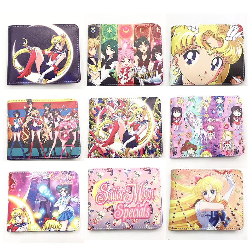

Japanese Surrounding Beautiful Girl Moon Hare Wallet Cartoon Cute Student Male and Female PU Two-fold Wallet Coin Purse