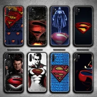 dc heroes superman phone case for samsung galaxy note20 ultra 7 8 9 10 plus lite m51 m21 m31s j8 2018 prime