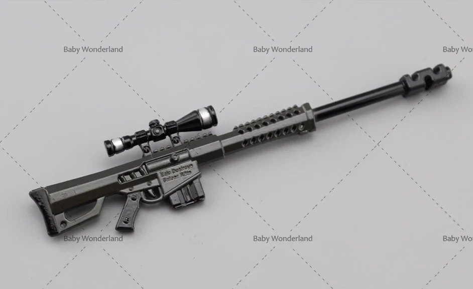 Модель в наличии 1/12 Mini M82A1 модель снайпера Разрушителя для украшения сцены