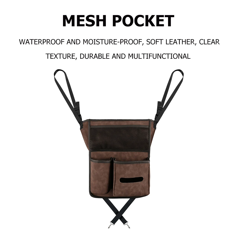 

Водонепроницаемая сетчатая Барьерная сумка для хранения за спинкой автомобиля, подвесная сумка для хранения между сиденьями, автомобильна...