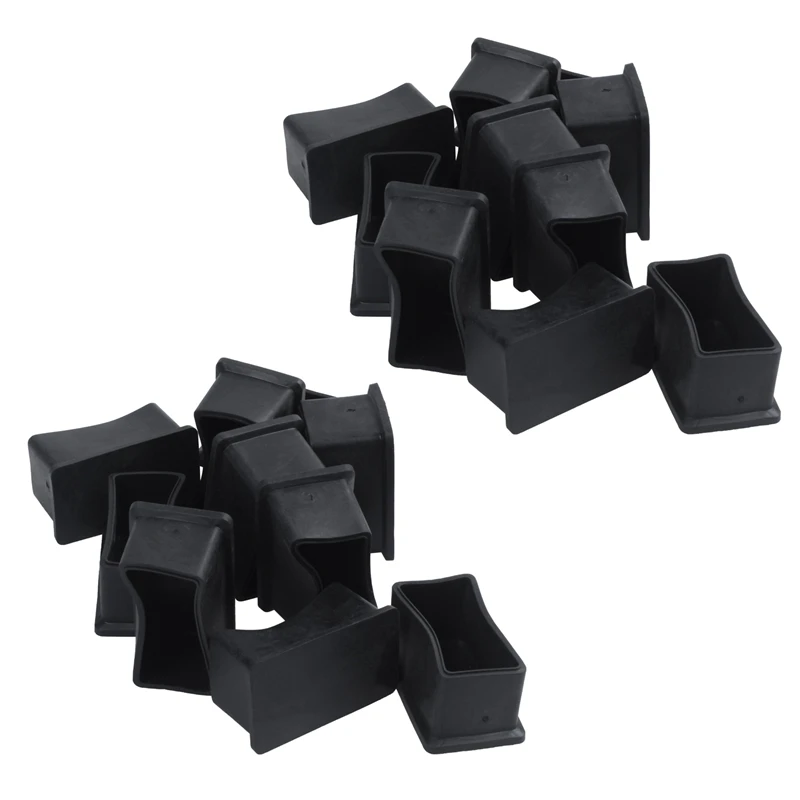 

Rubber Chair Table Foot Cover Furniture Leg Protectors 25X50mm 20 Pcs
