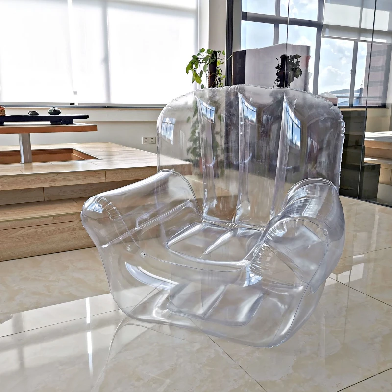 Sofa Inflatable Household Folding Single Transparent Thickened Short Tatami
