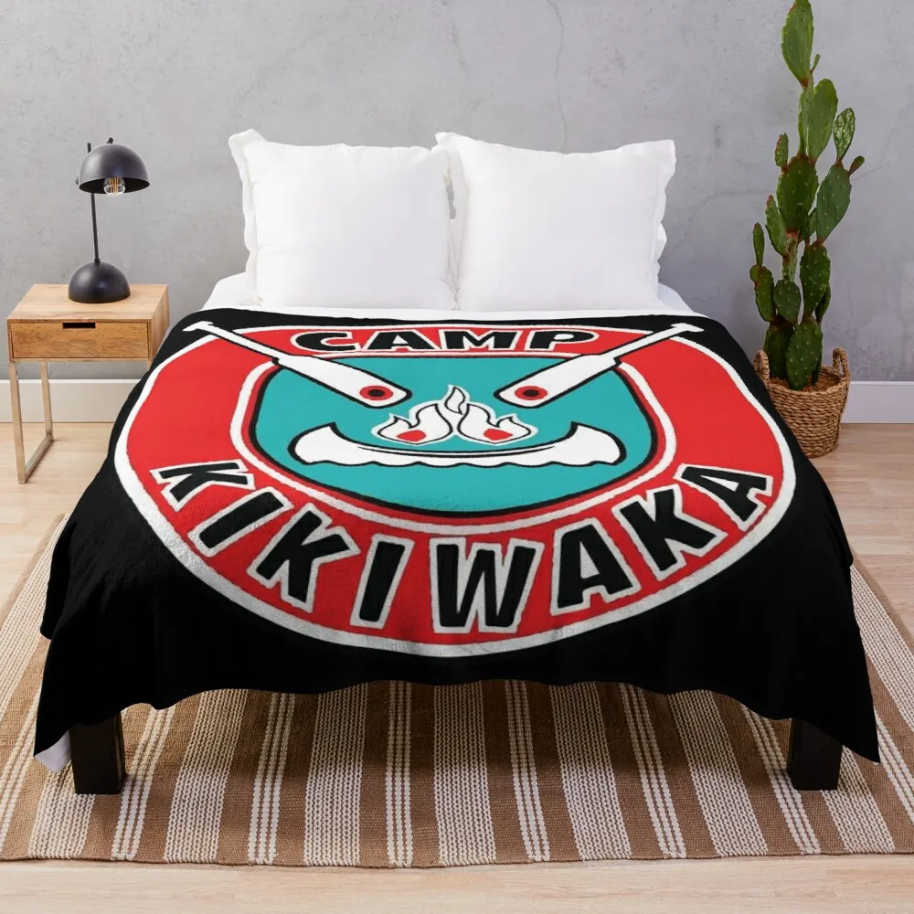 

Camp Kikiwaka Sublimation Flannel Soft Thin Faux Fur Couch Bohemian Throw Blankets