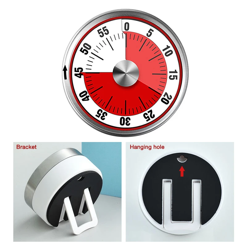 

Кухонный таймер, кухонный Механический таймер, ученический таймер-напоминание, управление временем ребенка, магнит с кронштейном