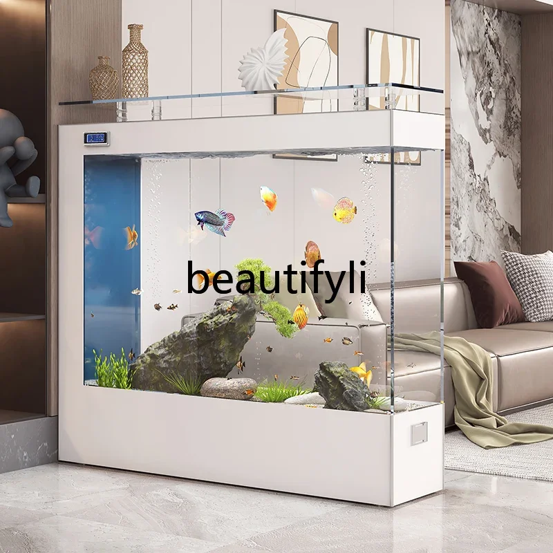 Бытовая средняя и большая ультрабелая стеклянная перегородка от пола до потолка