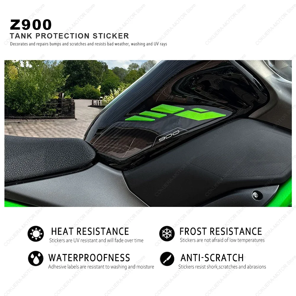 Боковая наклейка на топливный бак для Kawasaki Z900 Z 900 2023 2024 набор наклеек аксессуары