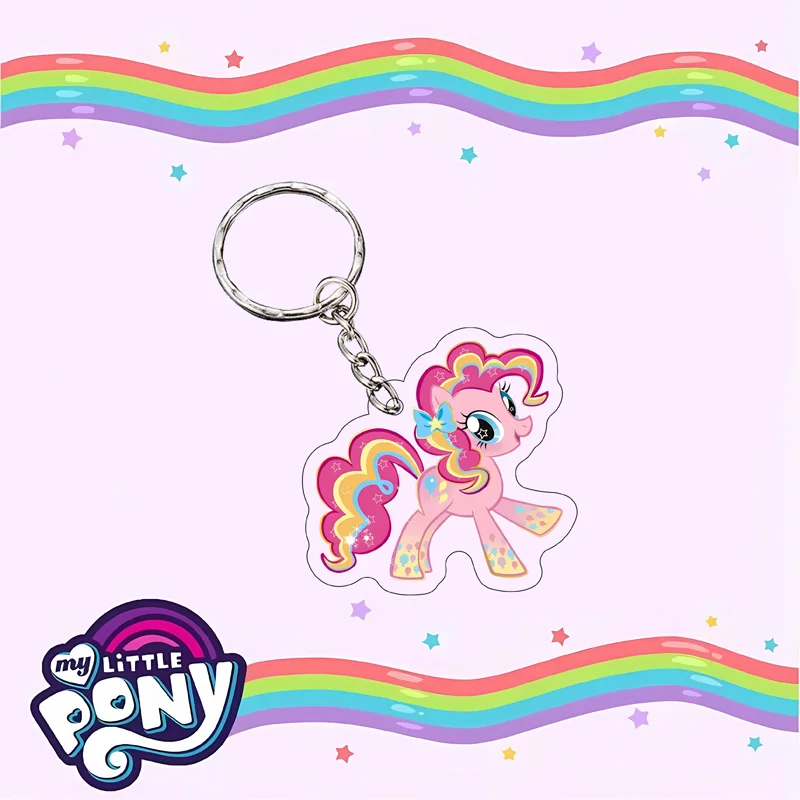 My Little Pony Twilight Sparkle Rainbow Dash креативный милый прозрачный акриловый брелок подвесная