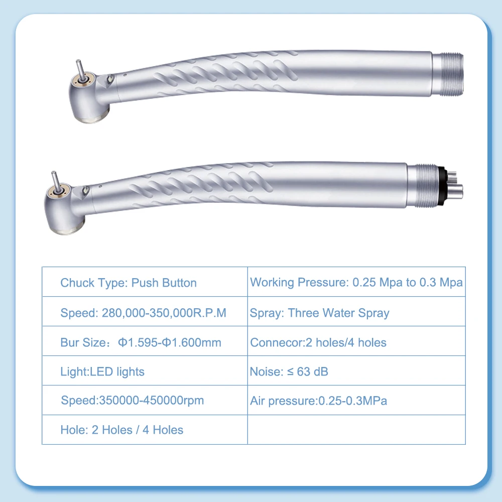 XYSZ Стоматологический высокоскоростной наконечник светодиодный электронный