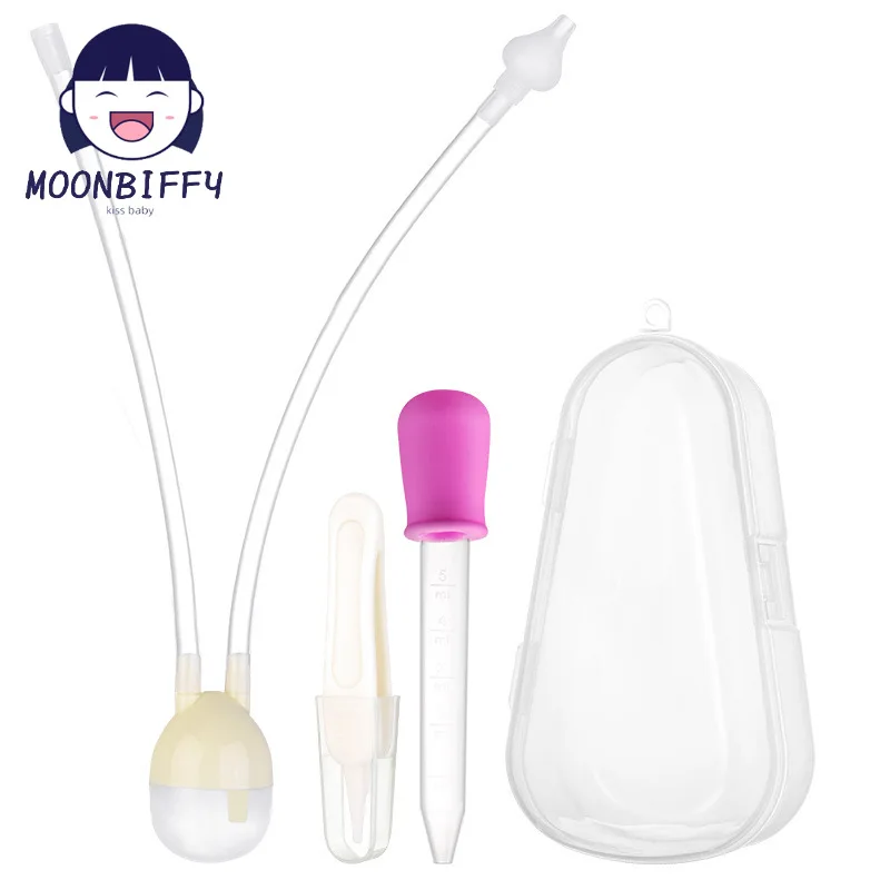 

Безопасный Очиститель носа для новорожденных, силиконовый инструмент для предотвращения обратного потока, аспиратор для носа, инструмент ...