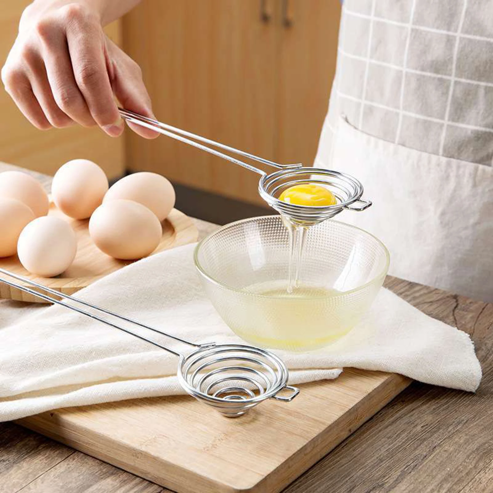 

Egg Separator Egg Yolk White Separator Egg White Separator Egg White Filter Egg Sieve For Baking/Cooking/Baker