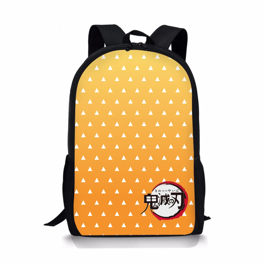 Hot Anime Demon Slayer Backpack Waterproof Student School Bags Boys Girls Bookbag Cosplay Travel Bag Knapsack