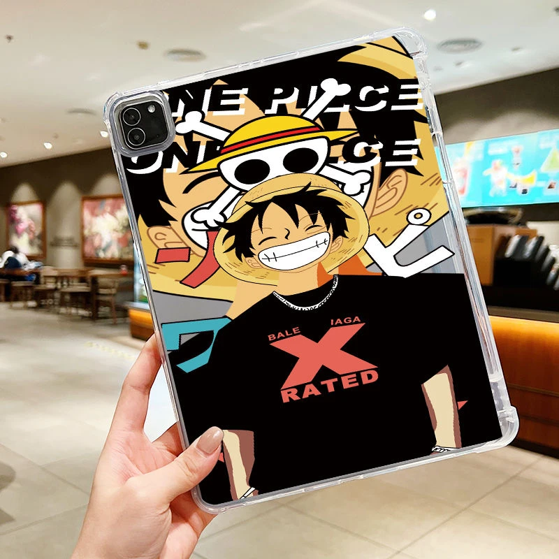 Аниме One Piece Luffy Zoro Rainbow SLAM DUNK Сейлор Мун DoraemonView для Apple IPad mini6 Air4 Pro 2020 2021 Чехол игрушка подарок