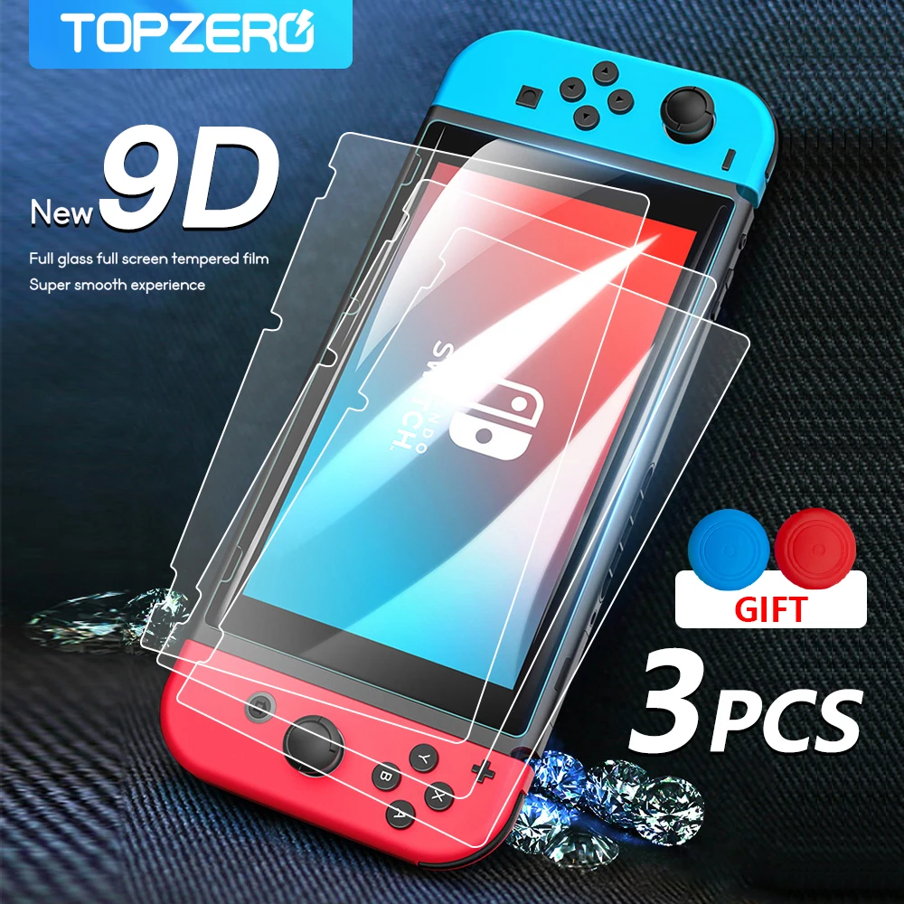 

1 / 2 / 3PCS Screen Protectors Film 9H HD Tempered Glass Film For Nintend Switch Console NS OLED NX Nintendo Switch Accessories