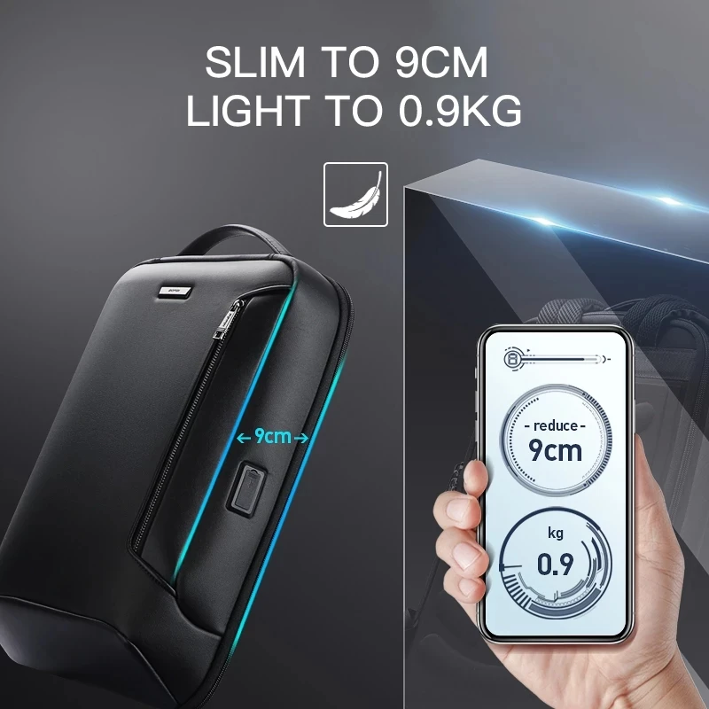 BOPAI мужской рюкзак модный многофункциональный зарядка через usb 15 6-дюймовый для