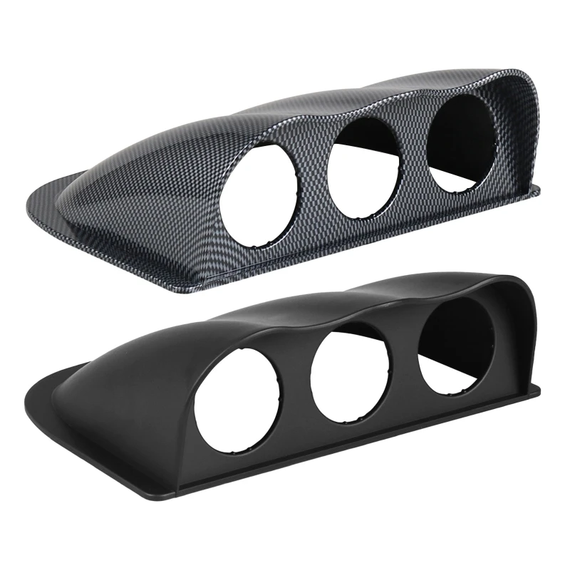 

2'' 52mm Car Motorbike Triple Dash Gauge Meter Pod 3 Hole Dashboard Mount Holder E8BC