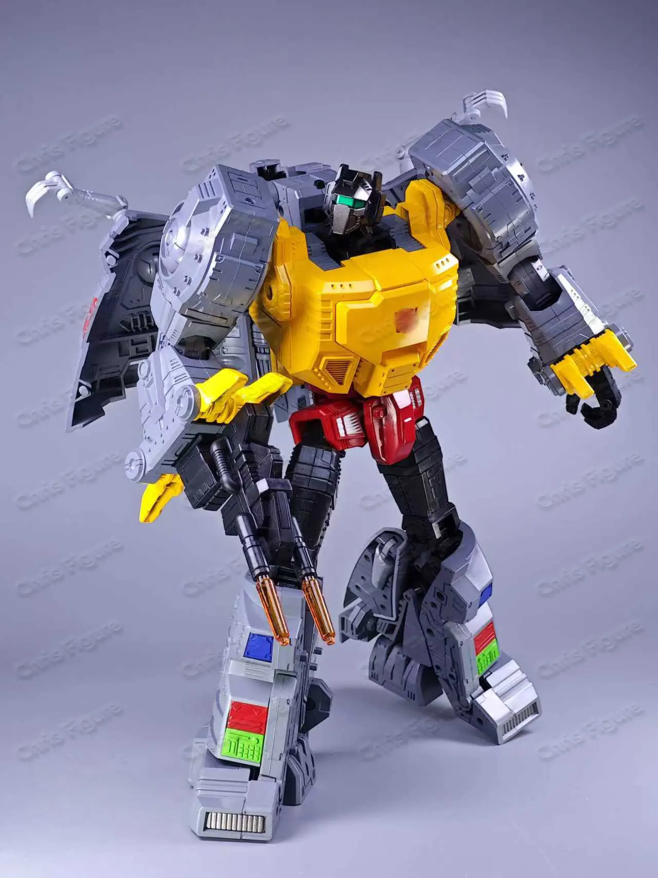 Фото В наличии: Трансформируемая фигурка MP-08 Grimlock King Leximus Prime, очень большая, анимированная версия, коллекционная, подарочная. №5