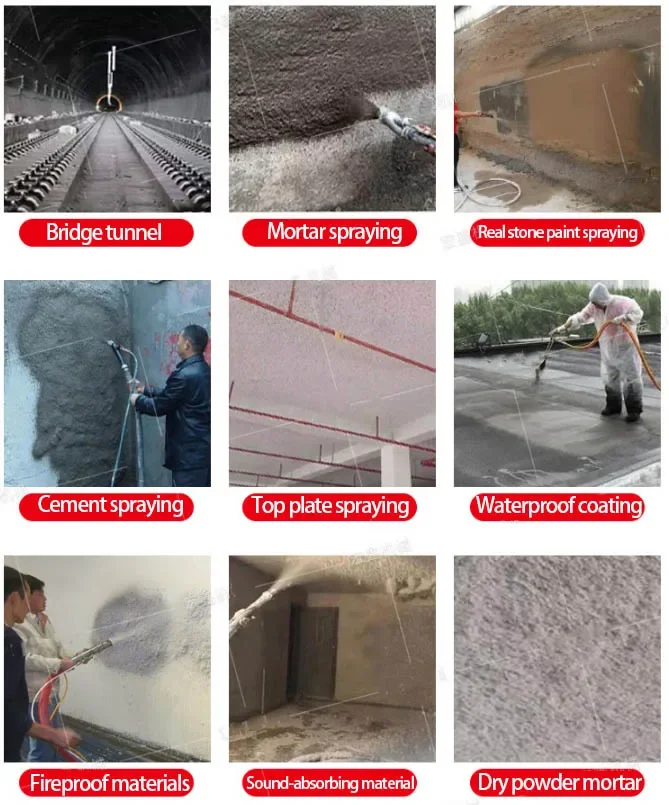 Высококачественная автоматическая электрическая машина для нанесения бетонной