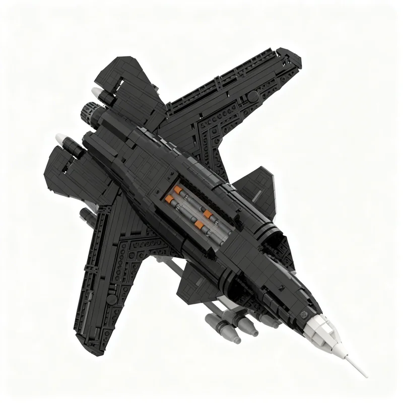 2819 деталей MOC SU-47 Беркут, модель из строительных блоков, архитектурный конструктор, рождественский подарок, игрушка, образовательный набор, творческая идея для дня рождения, 3D. (art.: 3920dcdbf500f) - 3920dcdbf500f