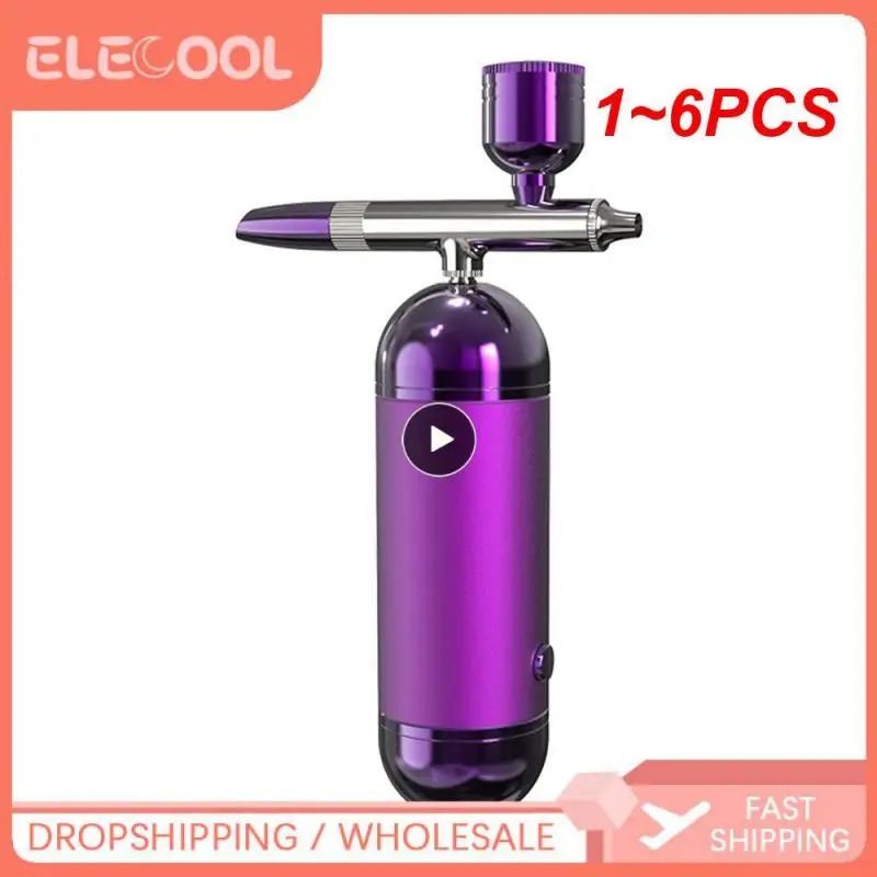 

Аэрограф Для ногтей портативный с компрессором, инжектор кислорода, 1-6 шт.