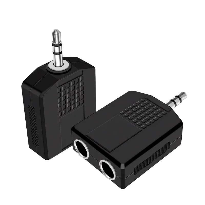 5/20 шт. 2 в 1 аудио-адаптер Y-разветвитель 3 5 мм штекер на 2x6 35 гнездовые адаптеры один