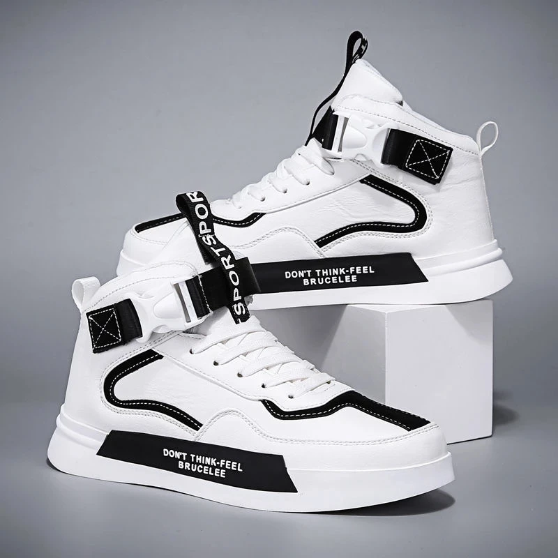 

New Running Shoes Men Messi Shoes High-top Comfortable Sports Outdoor Sneakers White Skateboarding shoes Chaussure Homme