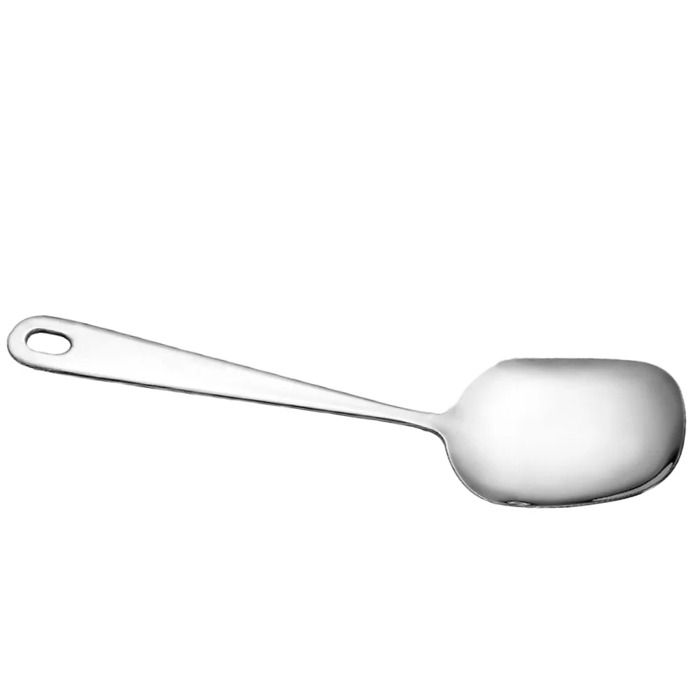 

Soup Spoon Kitchen Scoop Serving Utensils Stainless Steel Rice Spoons Portion Control