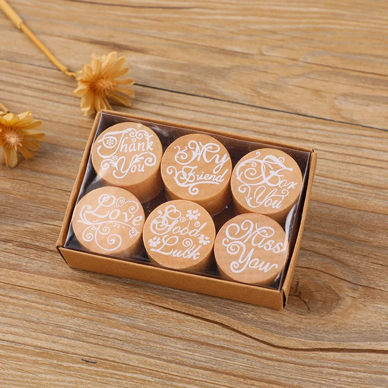 

6 шт./набор, Детские поздравительные слова